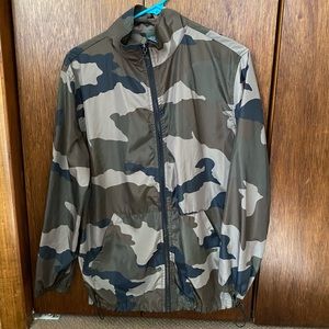 Camo Windbreaker